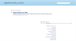 Desktop Screenshot of alphavids.com